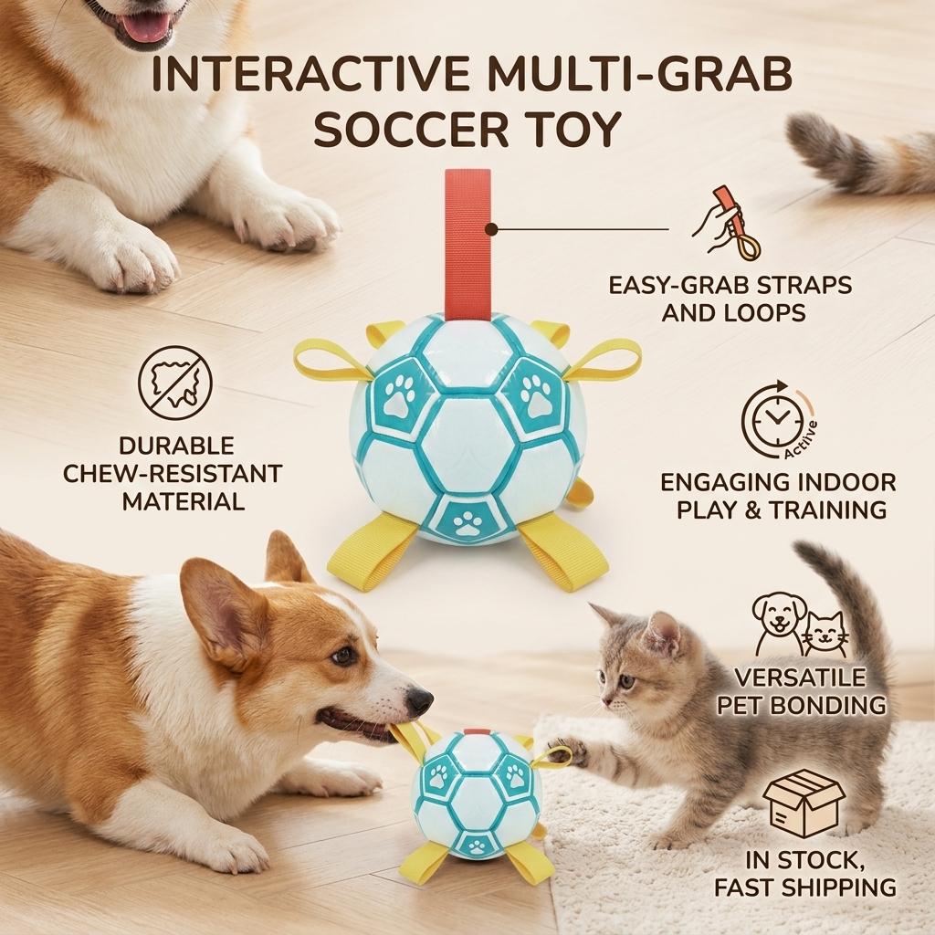 Pet Durable Chew Resistant Ball For Small Medium Dogs And Cats