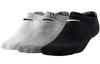 Nike Носки до щиколотки, унисекс, 3 шт., белые/серые/черные, SX4721-967