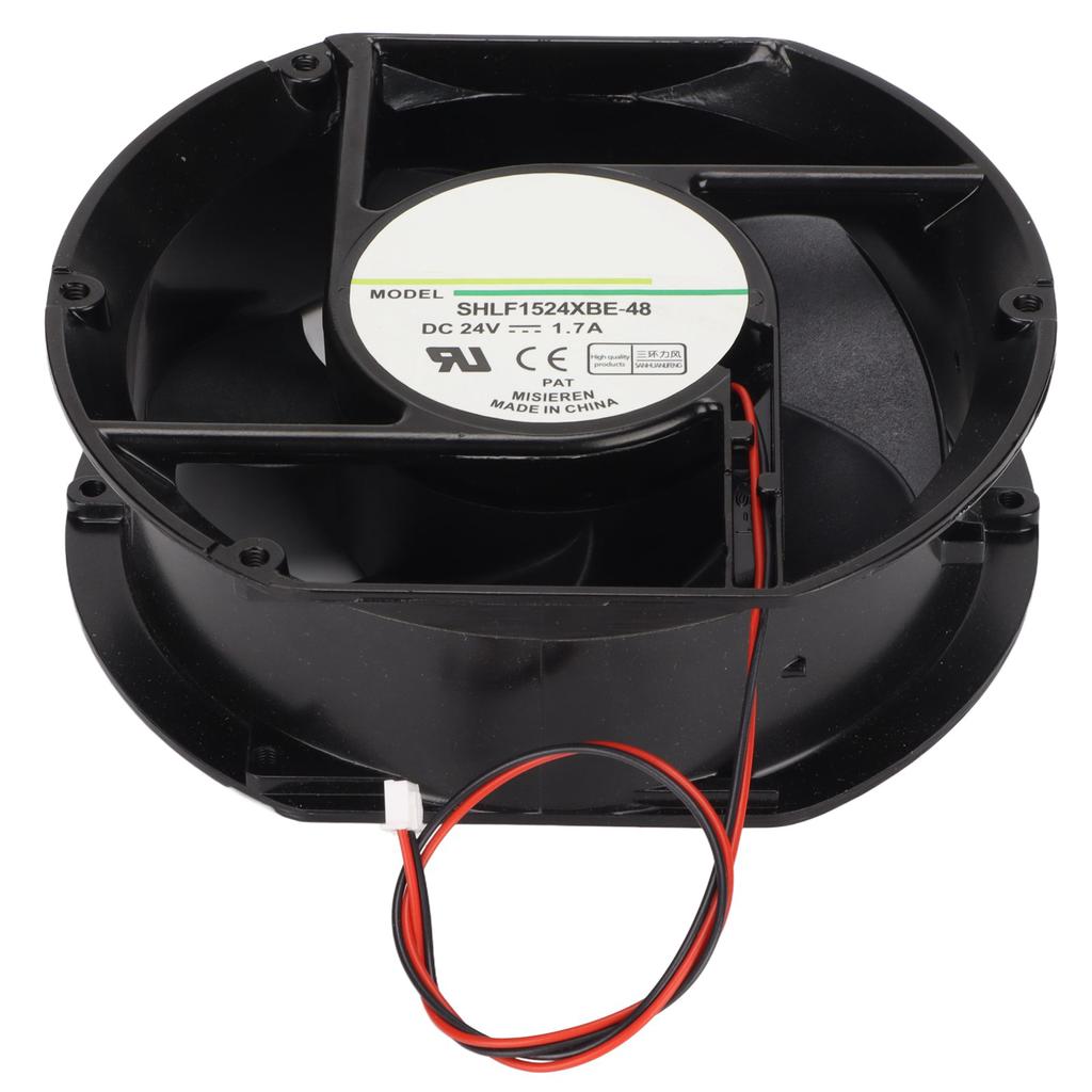 Cooling Fan Dual Ball Axial Heat Sink Silent Cooling Fan for DIY Cooling Ventilation Machinery Household Appliances 24V