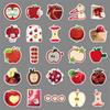 50 наклеек Apple в стиле граффити, маленькие, свежие фрукты, милые, в стиле инс, декоративные наклейки для чехла мобильного телефона, ручного блокнота, планшета