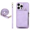 Crossbody Leather Zipper Wallet Cards Bag Phone Case for iPhone 14 Pro Max 15 13 12 11 XS XR X SE 2022 8 7 6 6S Plus Stand Cover