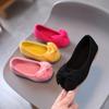 Кожаные туфли Zapatos NiñaGirl, новые осенние туфли принцессы с бантом, модные туфли Мэри Джейн, удобные одинарные туфли, детская обувь, туфли Лолиты