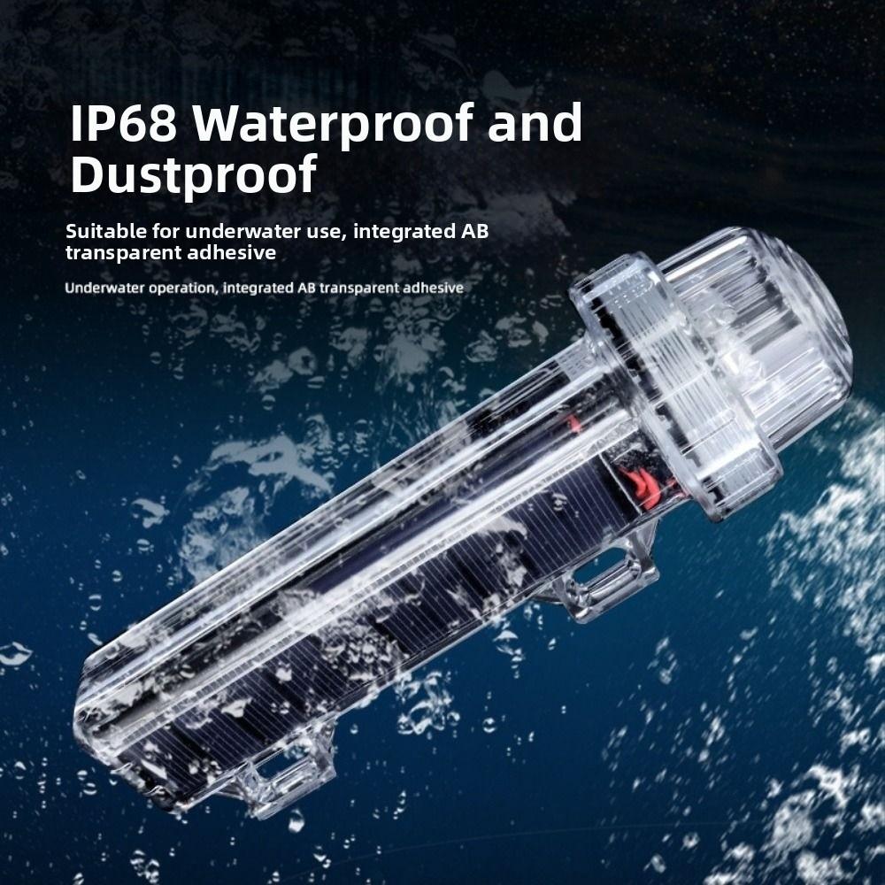 Waterproof Solar Ocean Signal Light Tricolor Light LED Warning Light  Boat Lighting