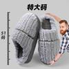 Хлопковые тапочки большого размера, толстая подошва, нескользящие, теплые, для домашнего использования в помещении, дышащие, для отдыха, удобные, наступающие на дерьмо, зимние тапочки