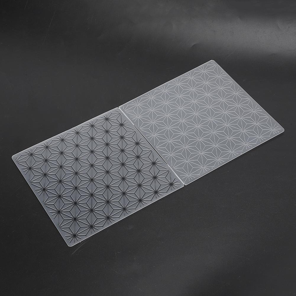 2pcs Embossing Folders Concave Convex Scrapbooking Template for Handcraft Photo Album Decoration Card DIY