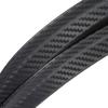 2x Black Carbon Fiber Auto Fender Mud Flap Splash Strip Guard Car Accessories