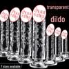 Yongai Прозрачный Кристалл Дилдо - Реалистичная Взрослая Секс Игрушка Для Женщин