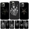 Сатанинский страшный череп Чехол для телефона Для iPhone 17 Air 14 15 16 16e 13 12 Max Чехол Для Apple 14 15 16 16e 11 Pro Max Plus Coque