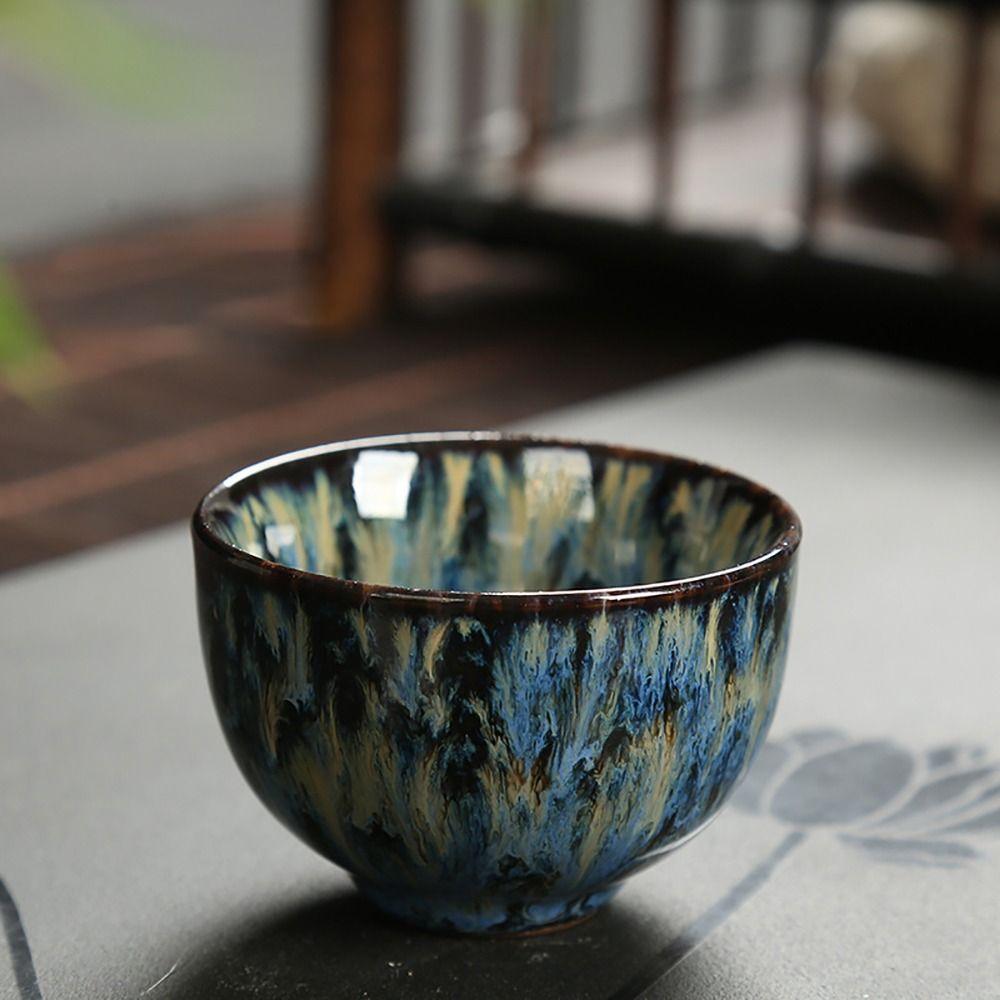 Kung Fu Ceramic Teacup Crude Pottery Tea Bowl Creative Drinkware