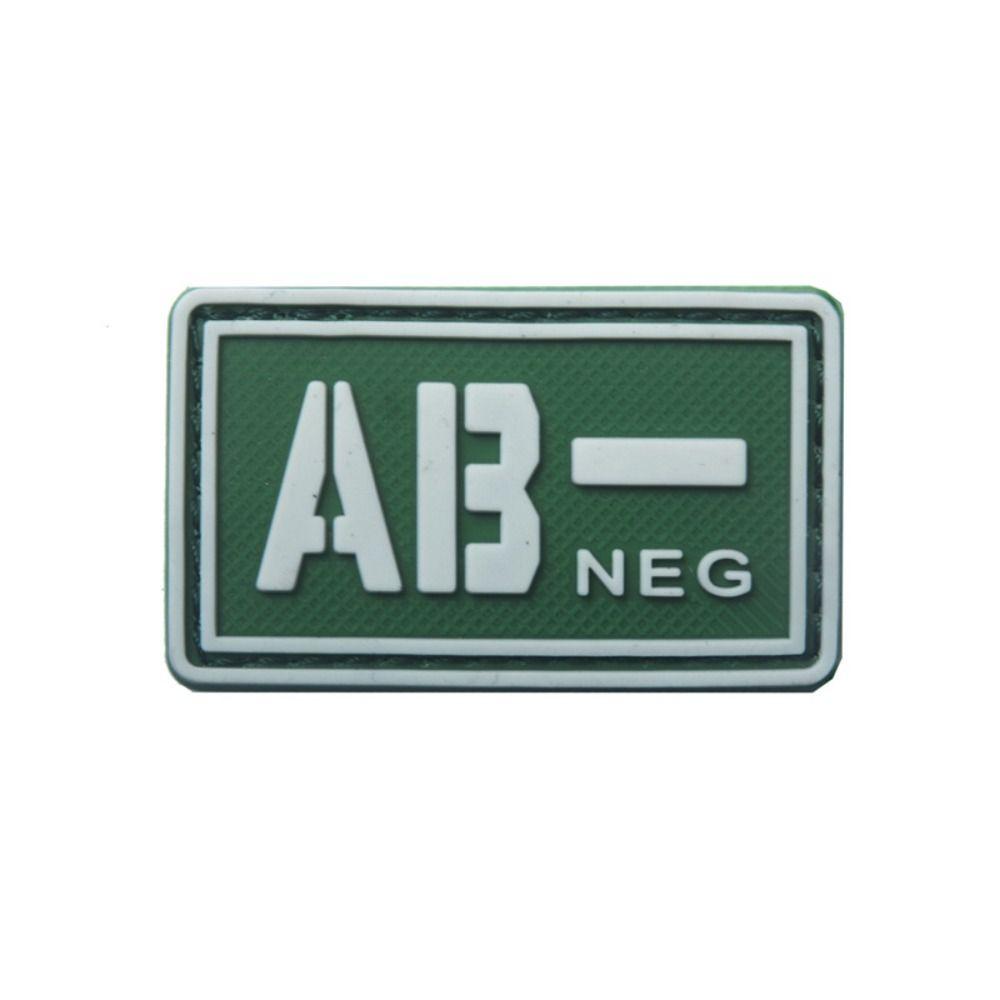 Светящийся значок группы крови, вышитая нашивка, аварийная повязка на руку, магическое кольцо-наклейка с группой крови