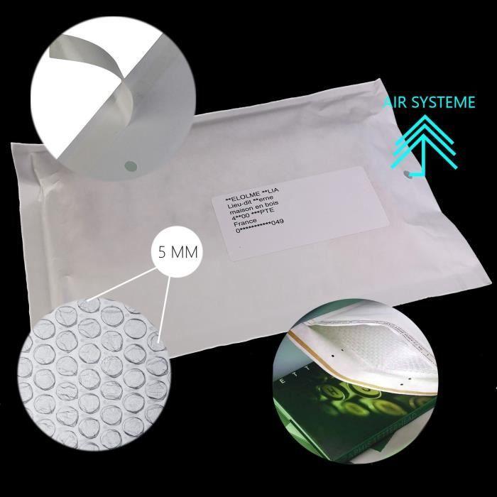 ЭКО-БУМАГА - Набор конвертов-пузырьков формата 14/D формата А4. (Внутреннее разрешение 180x265.) - Подарочный конверт - (50)