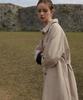 DEHEVE Point Half Trench Coat [Beige]