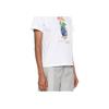 Polo Ralph Lauren Ss24 Logo Bear Pattern Printed Casual Short Sleeve T Shirt Women T Shirt White 211935615-001