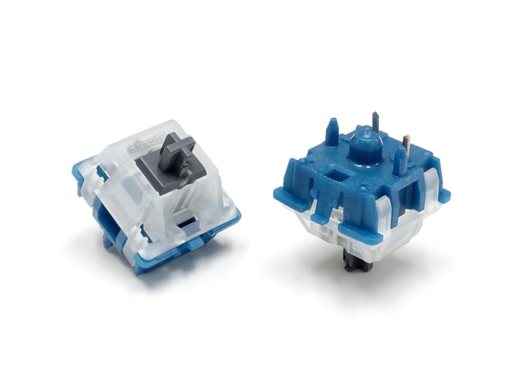 FILCO CHERRY MX2A RGB 5-Pin Switches with Northern Light Axis, 70-Pack, Clear Housing for RGB Keyboards, FKSW70CHMNL-RZ