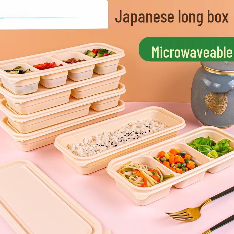 Eco-Friendly Corn Starch Divided Meal Prep Containers