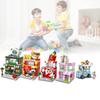 Cream Ice Building Block City Street View Model Kid Multi Shape Puzzle Jigsaw