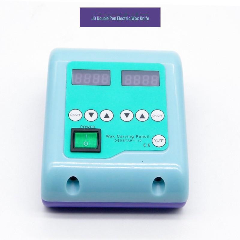 Электрический гравировальный нож для воска с двумя ручками и регулируемой температурой для зубных техников