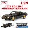 Майсто 1:18 1978 Понтиак Файрберд Транс Ам Спортивный Автомобиль Статические Литые Модели Автомобилей Коллекционные Модели Автомобилей Игрушки