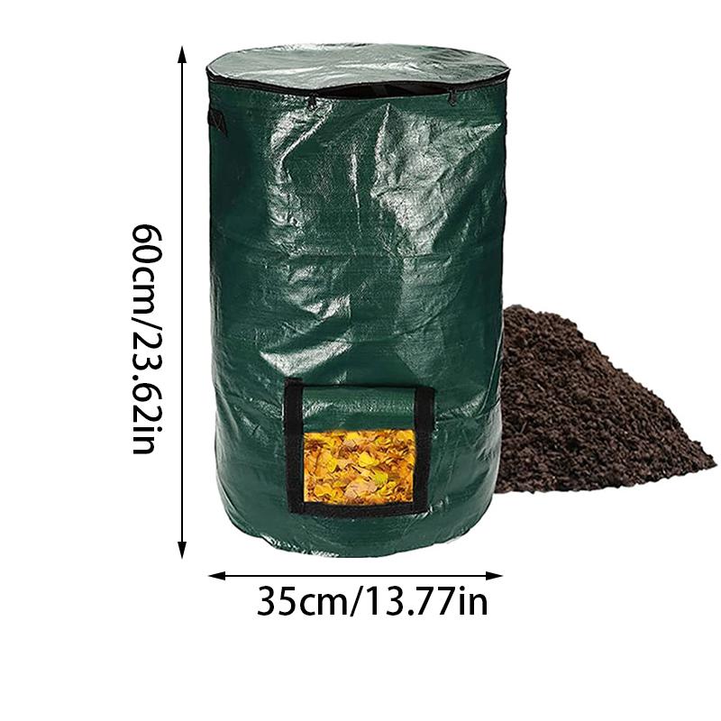 Fermentation Waste Pe Collectors Organic Compost Bags Disposal Composters Garden Waste Bins