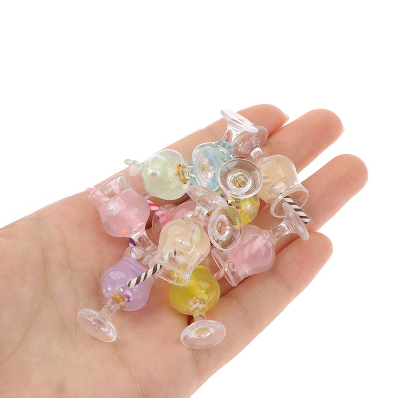 2 шт. 1/12 кукольный домик миниатюрный стаканчик для сока мини коктейльные напитки игрушка для кукольного дома