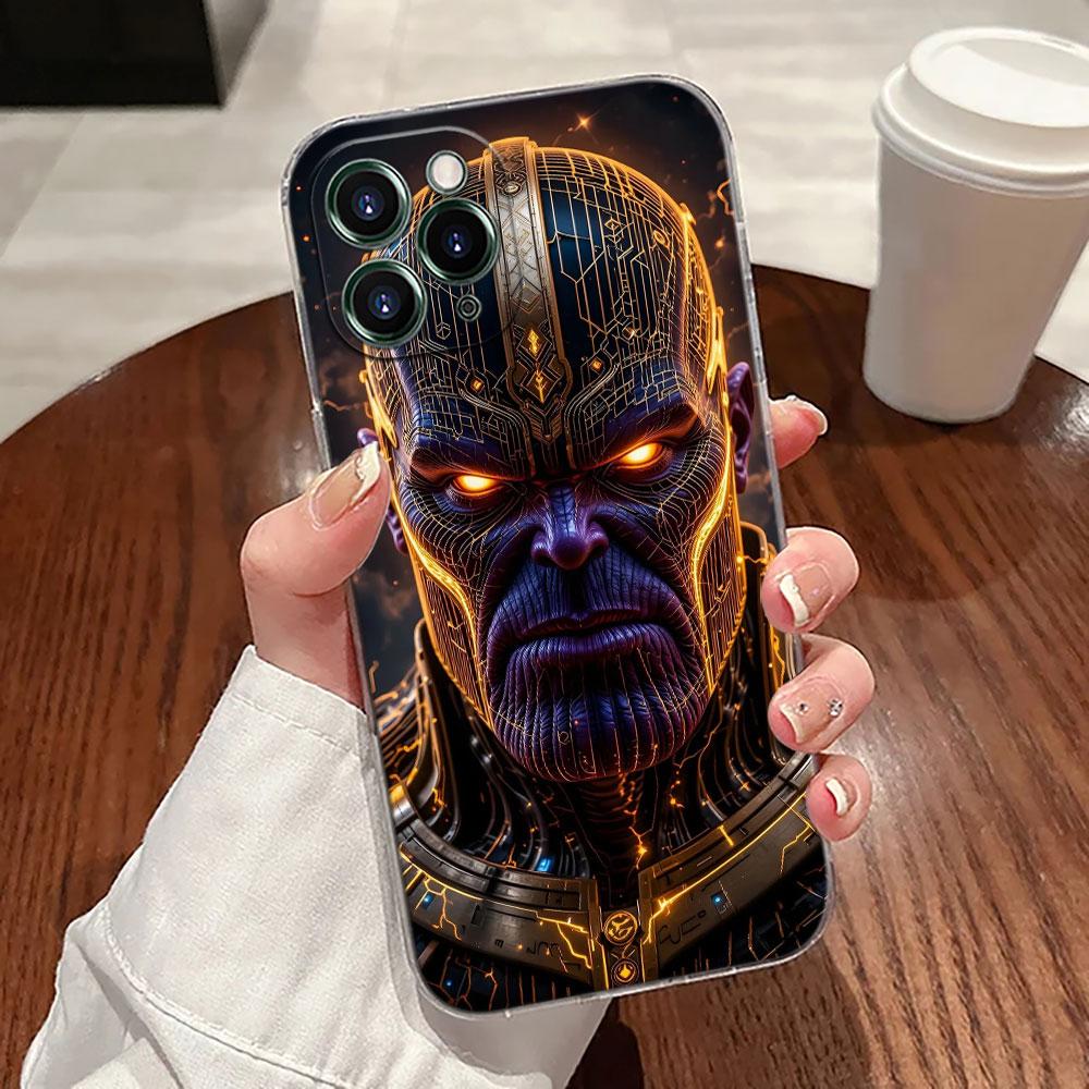 Чехол для телефона Marvel Heroes Deadpool Hulk Прозрачный для iPhone 17 Pro Max 17E 11 12 13 14 15 16 Pro Max Plus 17 Air 16E 7 X