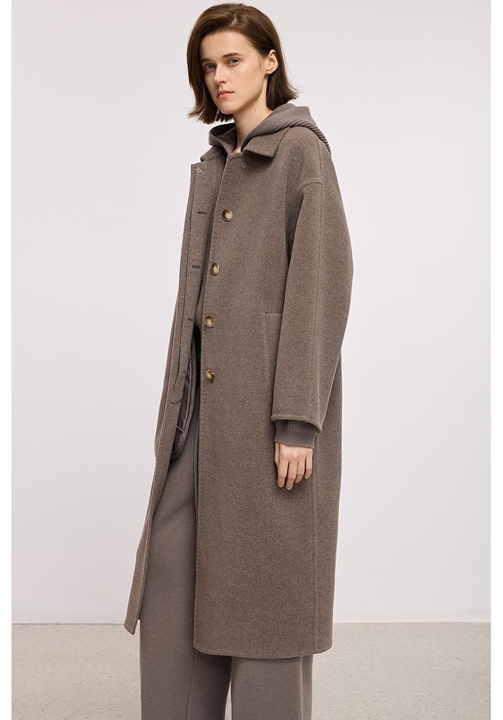 LILY old money double-sided woolen coat for women