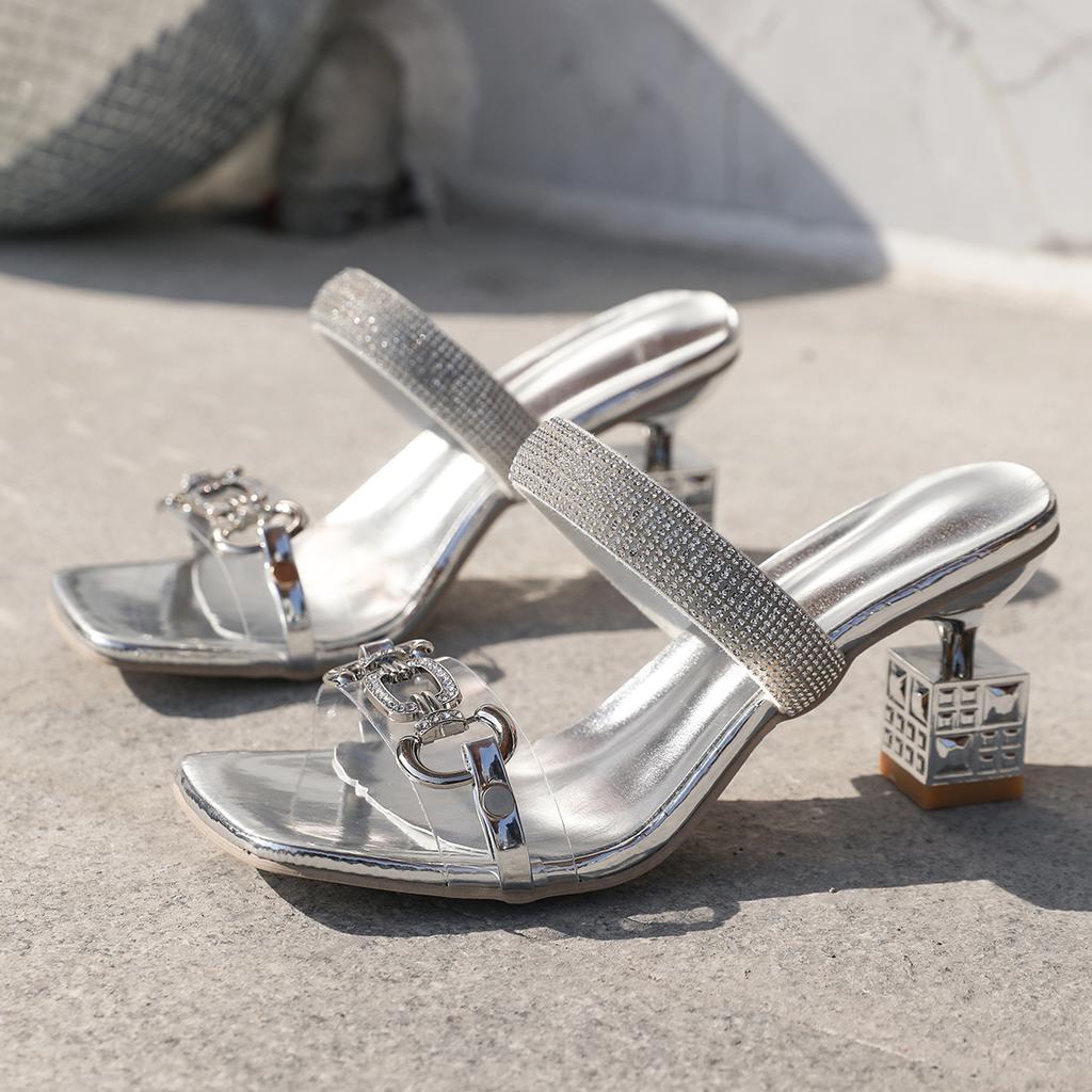 Женская мода, сексуальные туфли на высоком каблуке с бриллиантами, новые модели на рынке, вечеринка для свиданий, женская обувь известных брендов