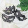 Plastic Jazz Mask Reusable Half Face Mask Retro Halloween Masks  Christmas