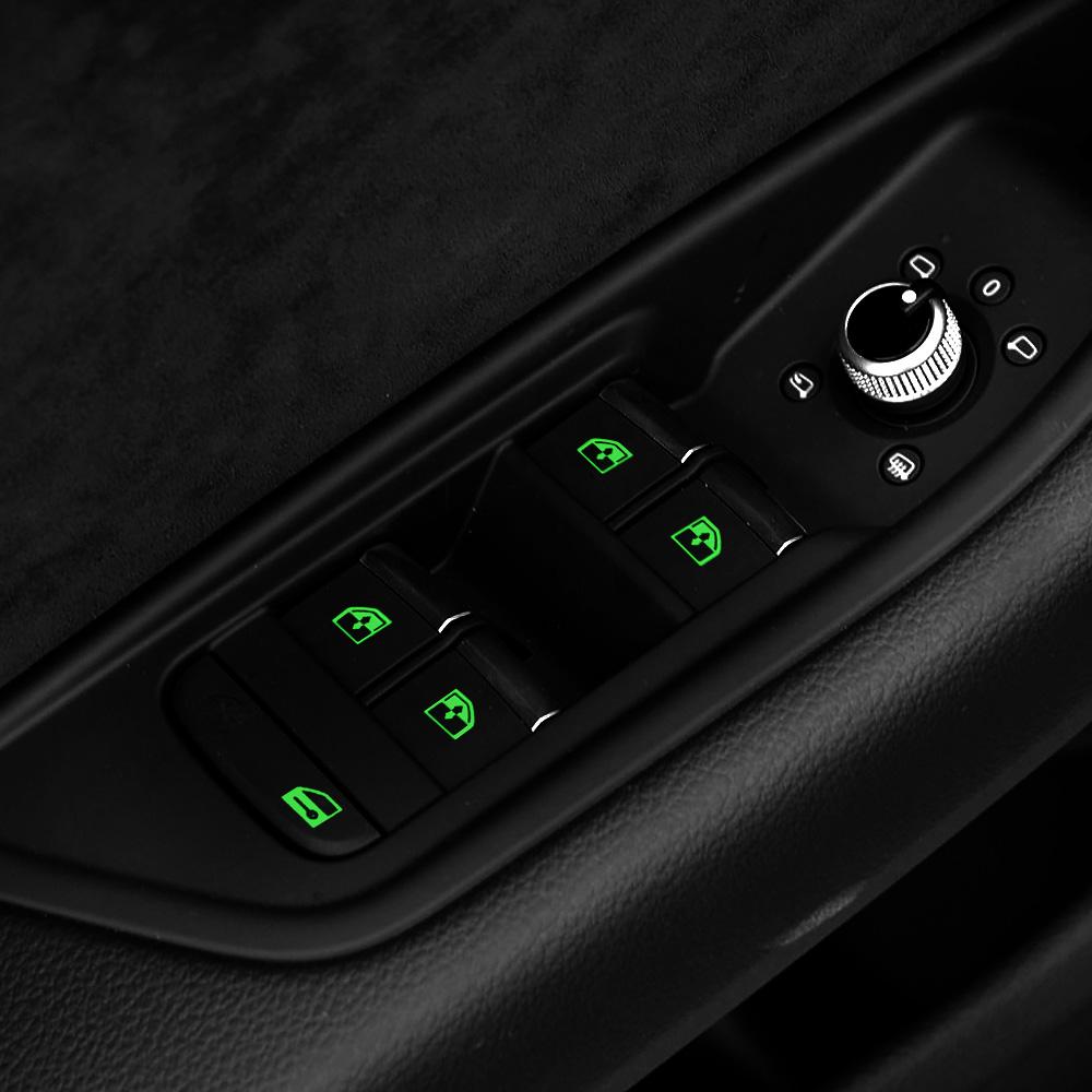 Автомобильная светящаяся наклейка Переключатели Реле Декорация Аксессуары для интерьера Наклейки для панели приборов Многофункциональная наклейка на кнопку