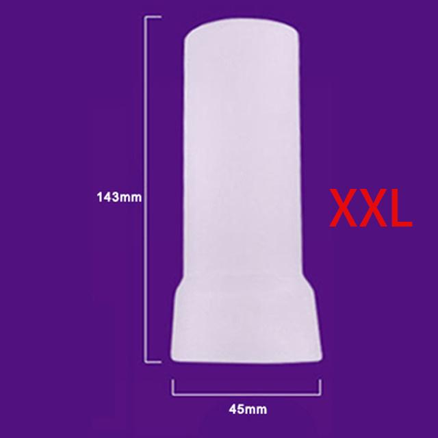 Насос-удлинитель рукава для пениса, вакуумная крышка, аксессуары, защита для головки, многоразовый силиконовый чехол, зажимной комплект различных размеров