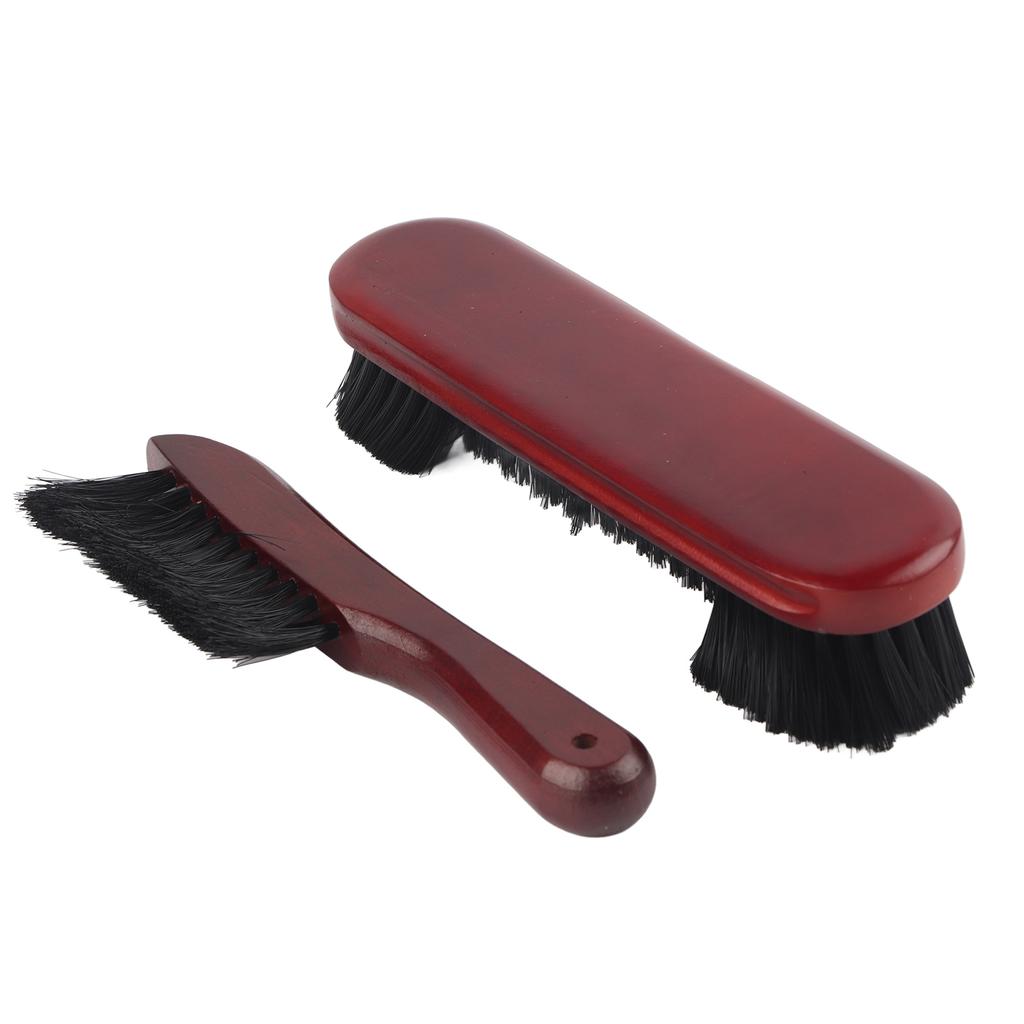 2 Pcs Pool Billiard Snooker Table Brush Hair Sweep Rail Clean Tool Cleaning Set Accessories
