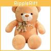 Bowknot Lattice Teddy Bear Plush Toy Animal Stuffed Doll Decoration Kids Gift