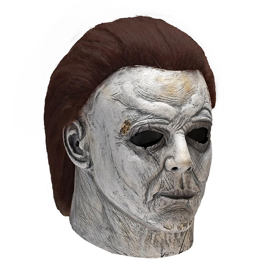 Halloween Mask for Adults Made of Latex, Completely Covering the Head, for Michael Myers