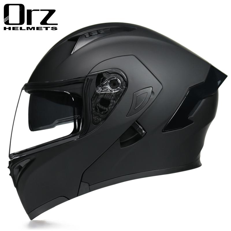 Flip Up Motorcycle Helmet Double Lens Full Face Helmet High Quality DOT Approved Moto Cascos Motociclistas Capacete