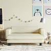 VidaXL Sofa with Footrest for Children Cream 100x50x30 Cm 3196415