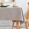 Tablecloth Wear Resistant Fade-Resistant Table Cover Solid Color Splash Scratch Protection Rectangular Table Cloth