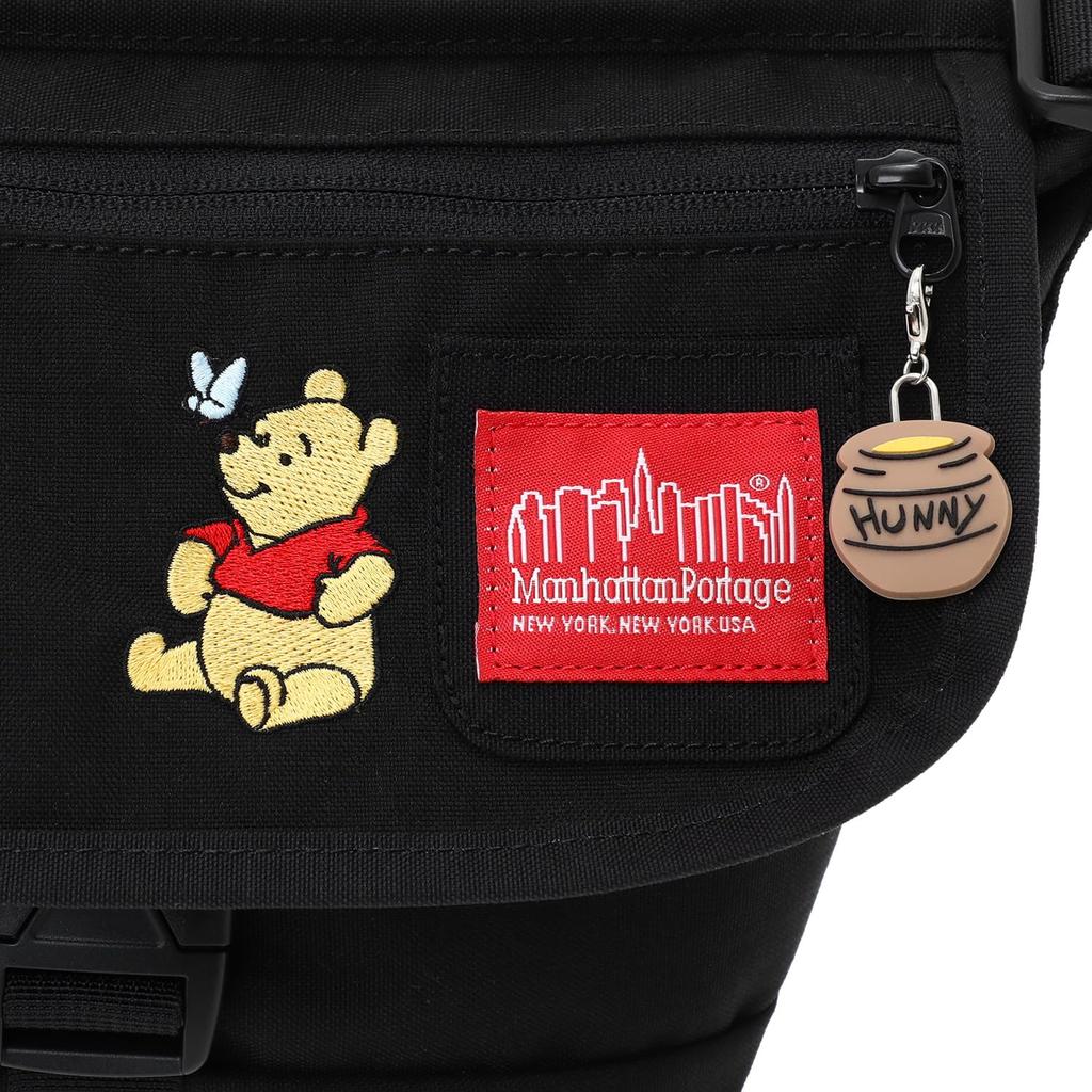 Manhattan Portage Аутентичная [Официальная] Нейлоновая Сумка-Мессенджер FZP 500D Cordura 25 POOH Черная