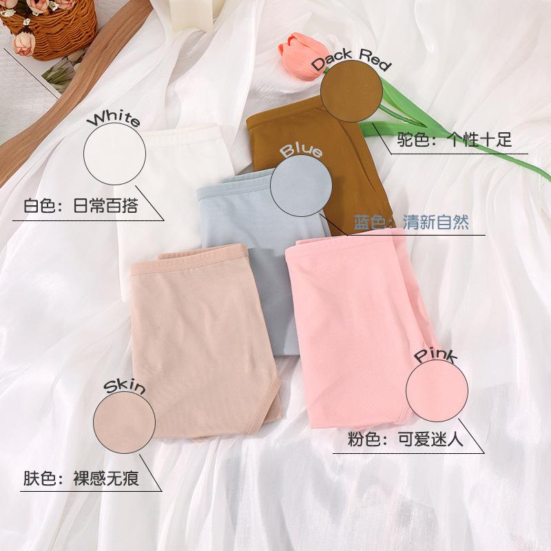 Удобное нижнее белье большого размера для девочек, тонкое, с высокой талией, однотонное, дышащее, противоскользящее, сексуальное, бесшовное нижнее белье для женщин
