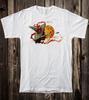 Ретро Винтажный Стиль Хэллоуин футболка Футболка Джек-о-Лантерн и Ведьма