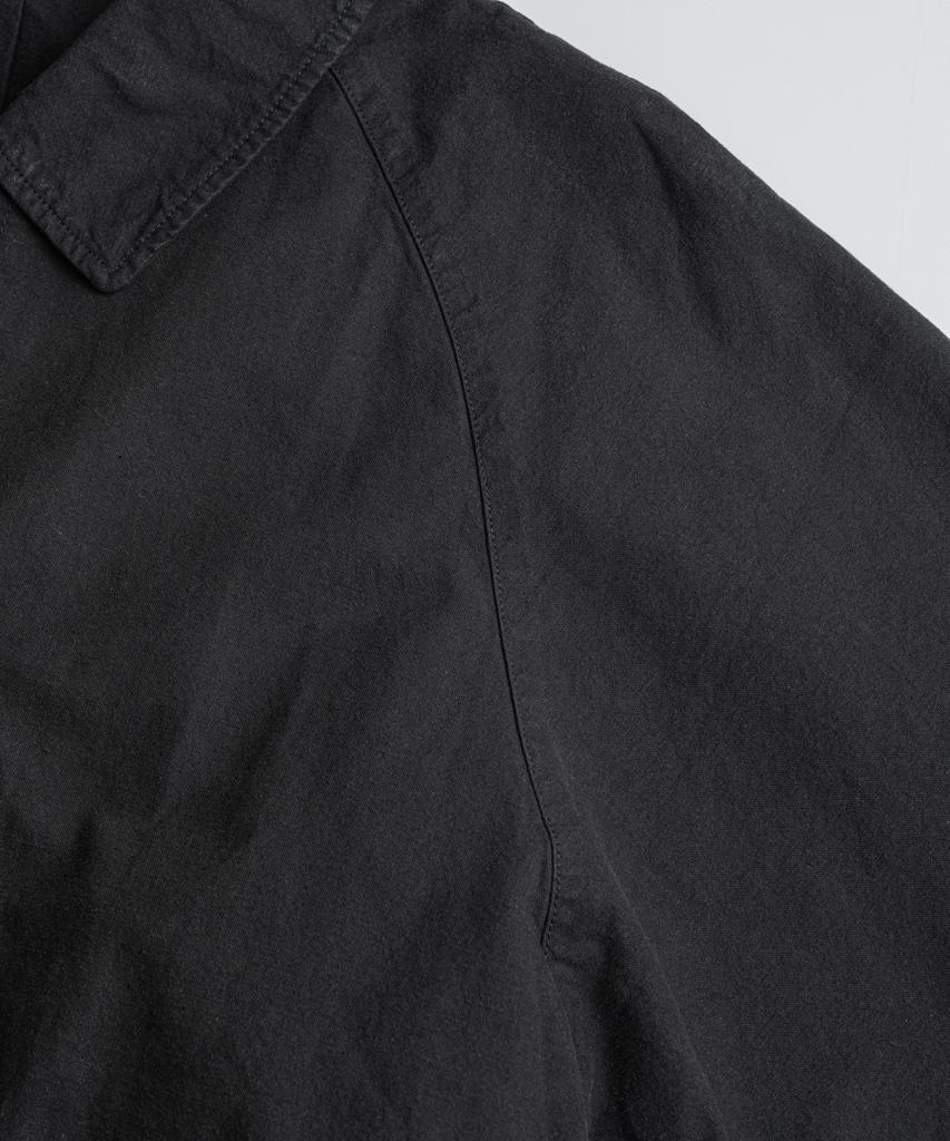 BEHEAVYER Dyed C/L Rover Coat Black