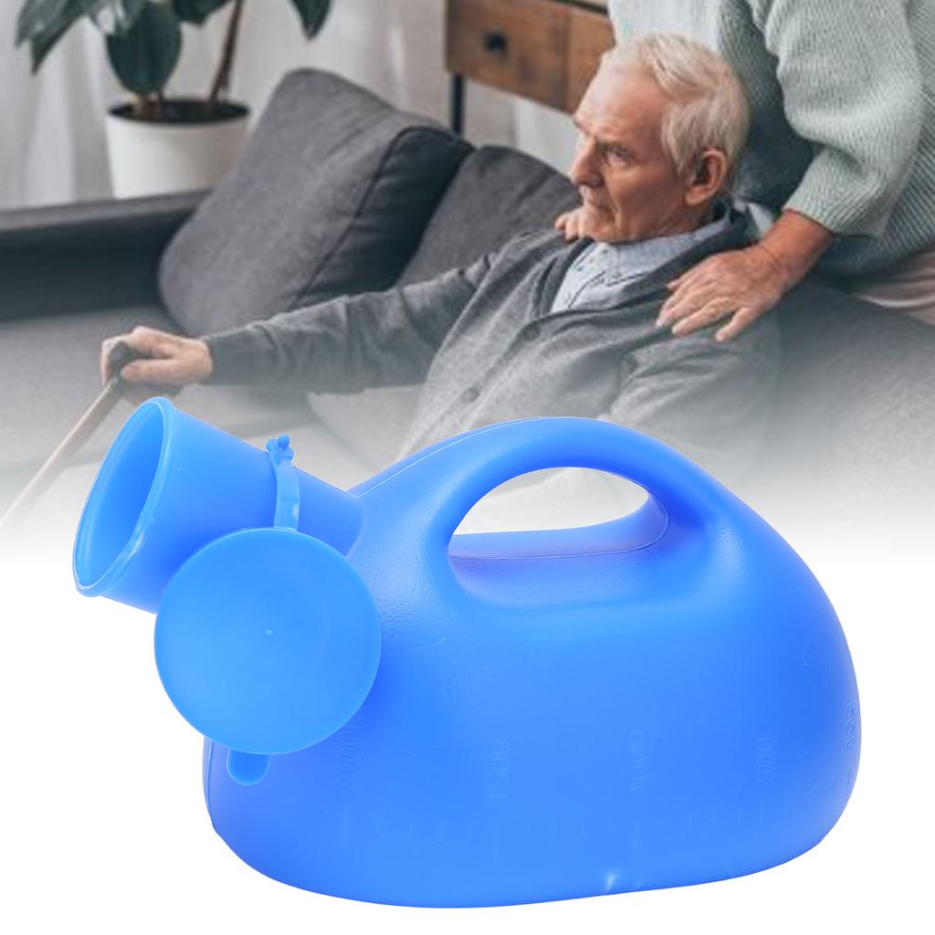 Писсуар 2000 мл Большой емкости Конструкция с ручкой Износостойкий Пластиковый материал Мужской писсуар