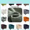 Thickened Elastic Furniture Bar Single Person Card Seat Cover For Tub Chair Pineapple Pattern Velvet Corn Grains Modern And Simple Style