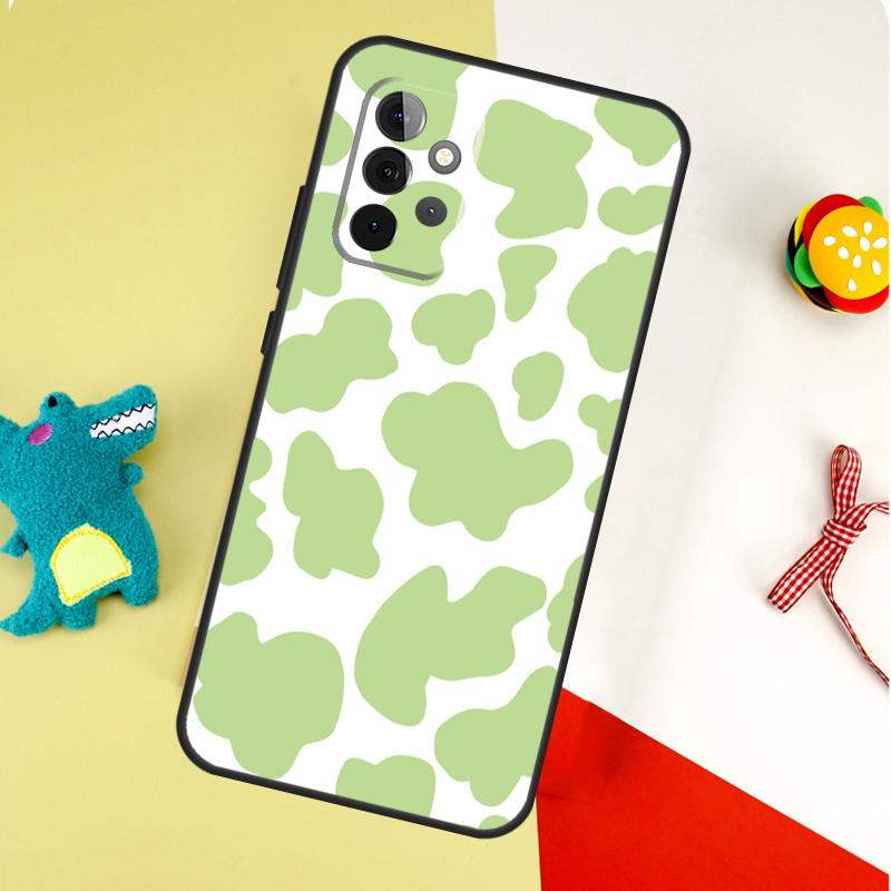 Зеленая эстетика Для Samsung Galaxy A54 A34 A14 A55 A35 A15 A53 A33 A13 A05 A06 A16 A22 A32 A52 Чехол для телефона