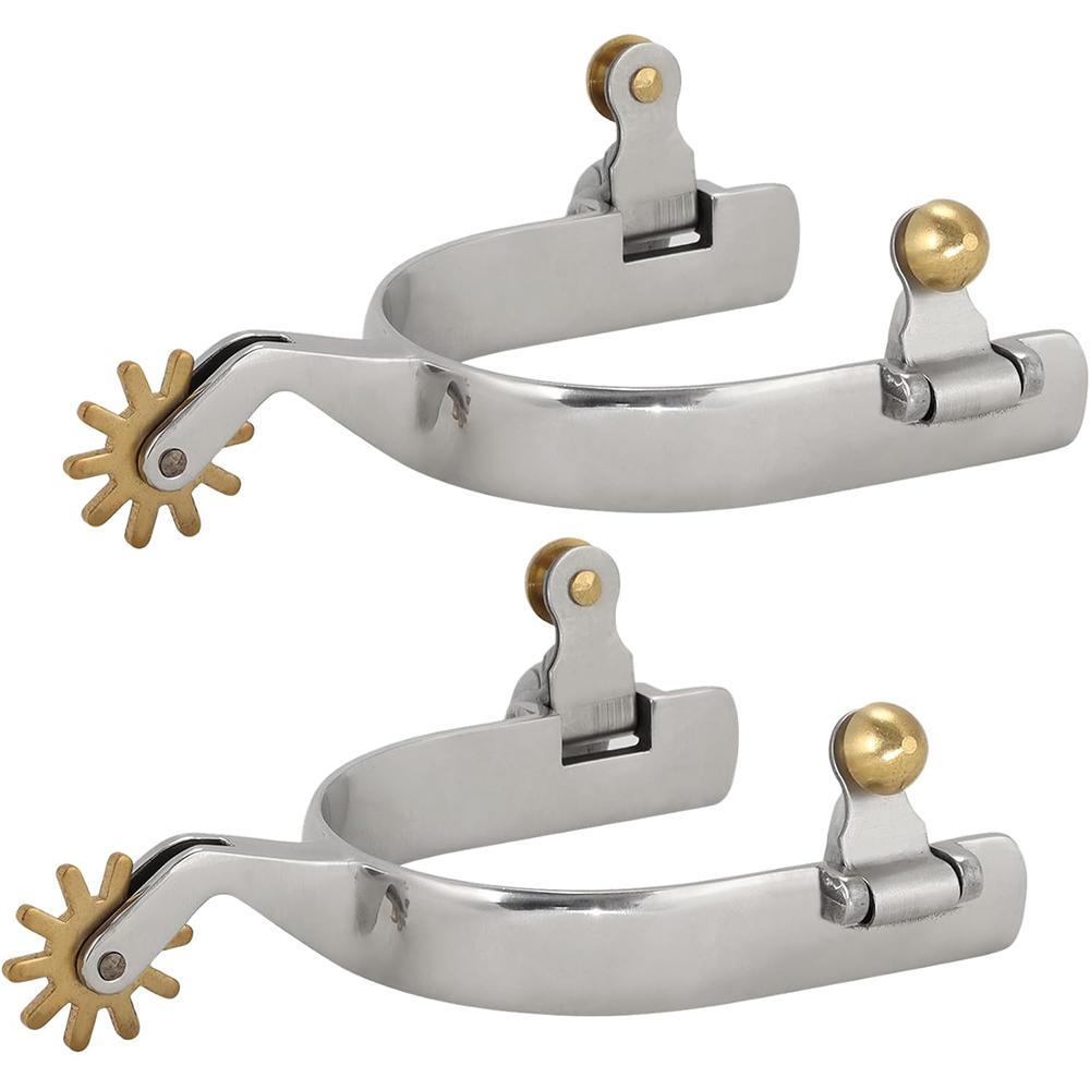 2pcs Horse Spurs for Men Western Cowboy Spurs for Horse Riding Accessories New