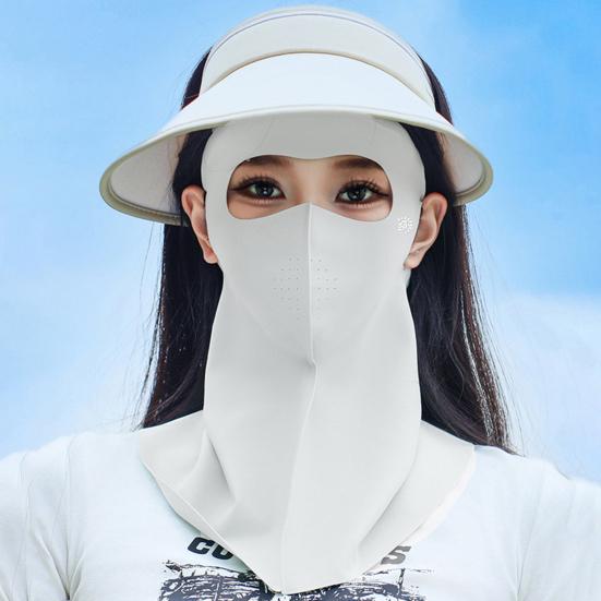 Защитная маска для лица Однотонная Регулируемая посадка Превосходная воздухопроницаемость Защита от солнца Растягивается Защита от УФ