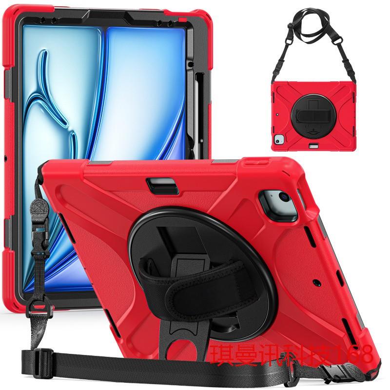 IPad Air 5th/4th Gen Protective Case With 360 Rotating Stand Full-Body Shockproof Cover In PC Material