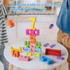 Wooden Number Building Block Early Education Counting Toy New Stacking Games Toys  For Kids