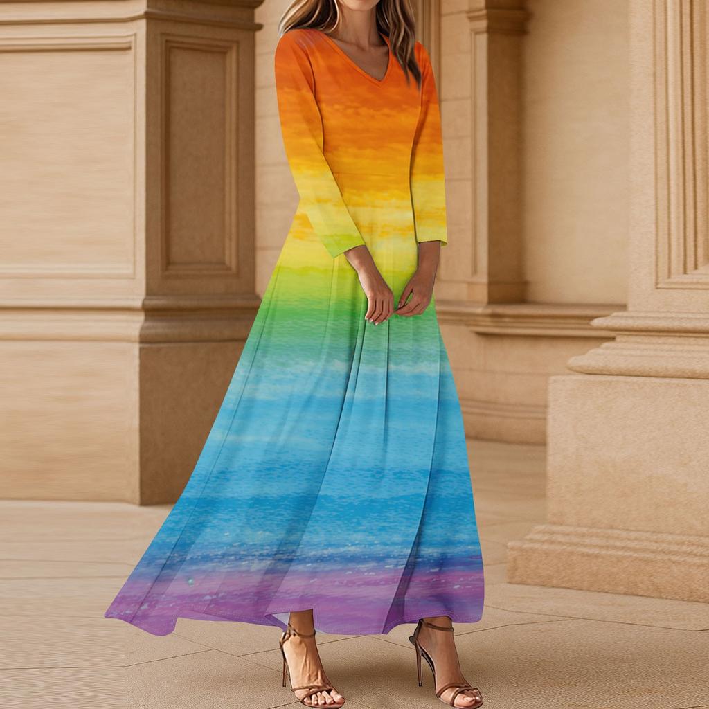 Платья для женщин Винтажное цветочное туниковое платье миди с завышенной талией Летнее повседневное платье с рукавом 3/4