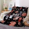 1pc Michael Jackson Performance Flannel Blanket,Ultra Soft Warm Plush Throw for Home Bedroom Bed Sofa Cover Camping Picnic gift Y72411