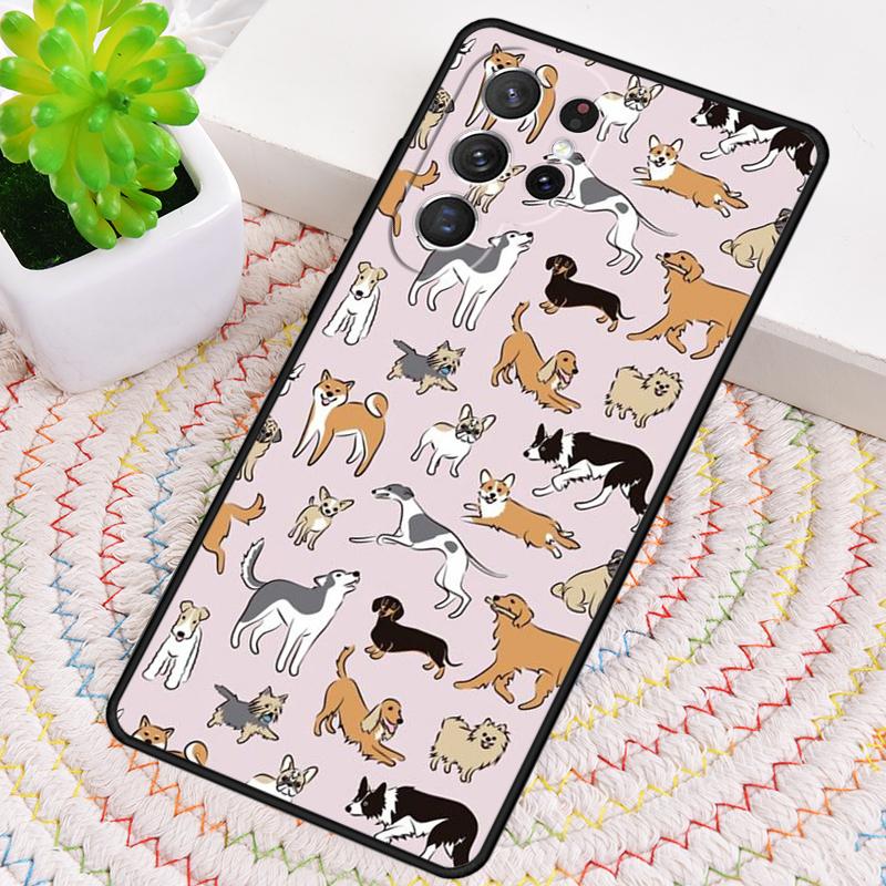 Коллаж с вельш-корги Чехол из ТПУ для телефона Samsung Galaxy note 10 pro S26 S25 S24 S23 S22 Ultra Plus S21 FE S20 Ударопрочный чехол